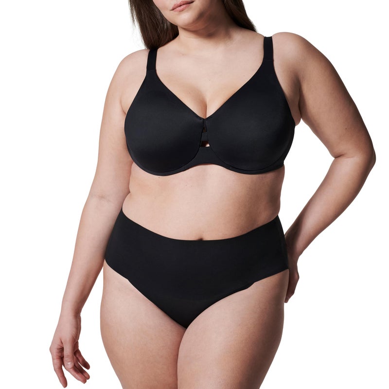 SPANX SPANXsmooth Undie-tectable Brief - Comfortable Core Control - Invisible Shapewear Underwear - No Visible Panty Lines - Very Black - Large - Image 1